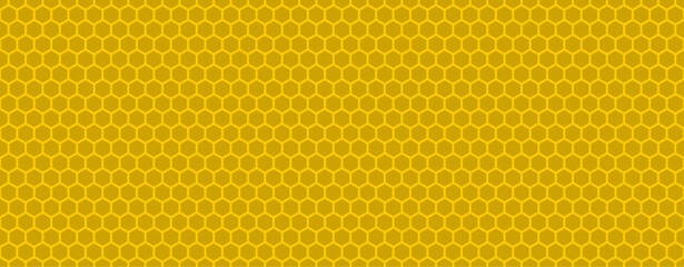 Honeycomb seamless background pattern vector illustration.