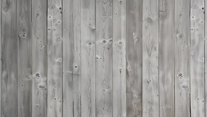 a wooden surface, showcasing a vertical layout of four wide planks. The wood has a weathered and rustic appearance, with a predominantly light gray color, interspersed with subtle variations in tone. 