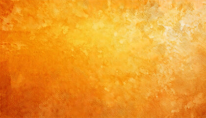 Yellow orange background with texture and distressed vintage grunge and watercolor paint stains in elegant Christmas backdrop illustration