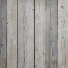 Fototapeta premium a wooden surface, showcasing a vertical layout of four wide planks. The wood has a weathered and rustic appearance, with a predominantly light gray color, interspersed with subtle variations in tone. 