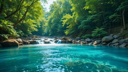 Fototapeta premium The Serenity of Water: Protecting Earth’s Most Precious Resource