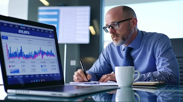 Modern conference room showcasing software demo and team collaboration.
