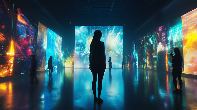 変化し続けるデジタルアートの仮想美術館とインタラクティブギャラリー空間