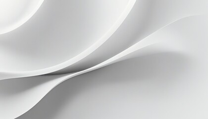 Modern Abstract White Light Wave Design for Wallpaper