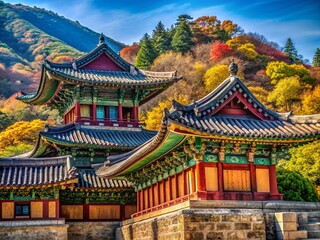 Obraz premium Hamgyong-namdo, North Korea: Macro Photography of Bilevel Textures - Stock Photo