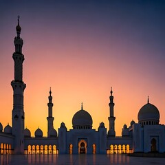 A Mosque at Twilight