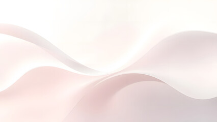 Obraz premium Soft pink waves of silk fabric create an abstract, flowing backdrop