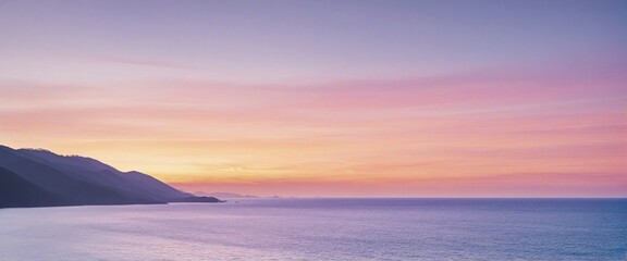Fototapeta premium Serene Soft Pastel Sunset Gradient Background Texture