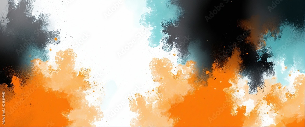 Poster vibrant dark gradient background with glowing noise texture for modern abstract designs