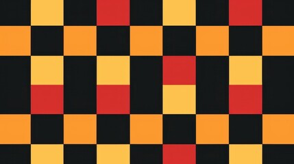 Add dynamism to your design with a vibrant, horizontal checked flag pattern, perfect for sports and racing themes.