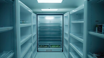 Removing all food before deep cleaning refrigerator shelves