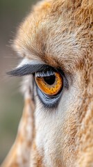Close-up of gazelle eye, African savanna
