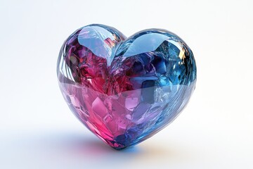 Heart-Shaped Gemstone Pendant