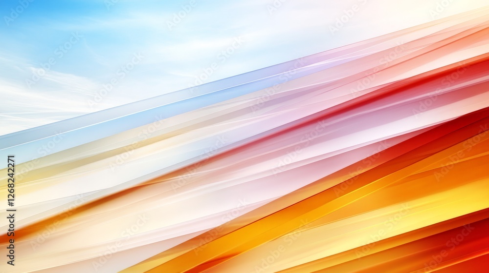 Poster abstract motion blur background in red and yellow hues dynamic energy speed and movement concept for
