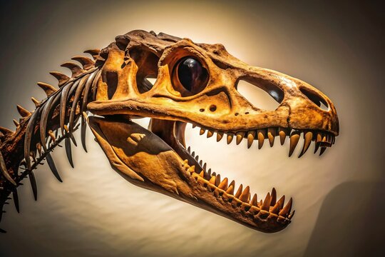 Minimalist Cetiosaurus Dinosaur Head - Jurassic Herbivore of Morocco