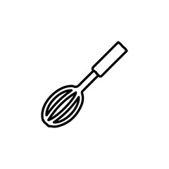 hand beater icon Simple thin line stroke vector