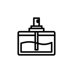 Obraz premium perfume icon Simple thin line stroke vector