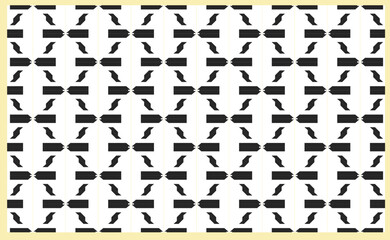 Abstract hand drawn geometric simple minimalistic seamless pattern	