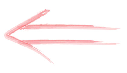 赤色の二本矢印の水彩イラスト1