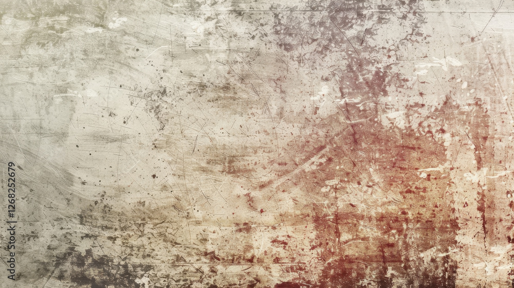 Aufkleber textured abstract background with blend of earthy tones and scratches, creating vintage feel. ideal 