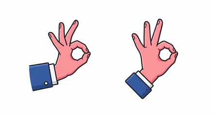 Ok Sign Icon Set - Clean, Modern Approval Icons for UI/UX, Web, and Mobile Design - Versatile Vector Graphics for Digital Projects