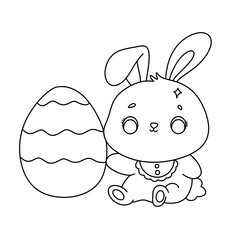 Easter festival, Springs, season, easter, flower, art, holiday, spring, design, decoration, celebration, element, cute, outline, doodle
