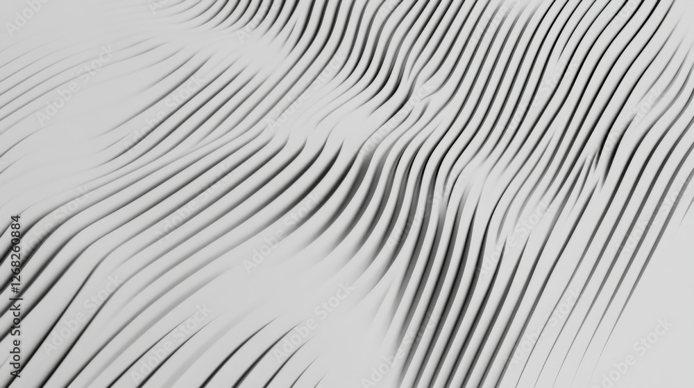 Poster abstract wavy lines background, neutral tones. possible use in graphic design