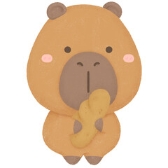 Capybara and French toast 