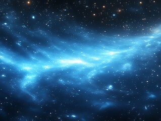 Celestial Nebula Glowing Stars Cosmic Dust