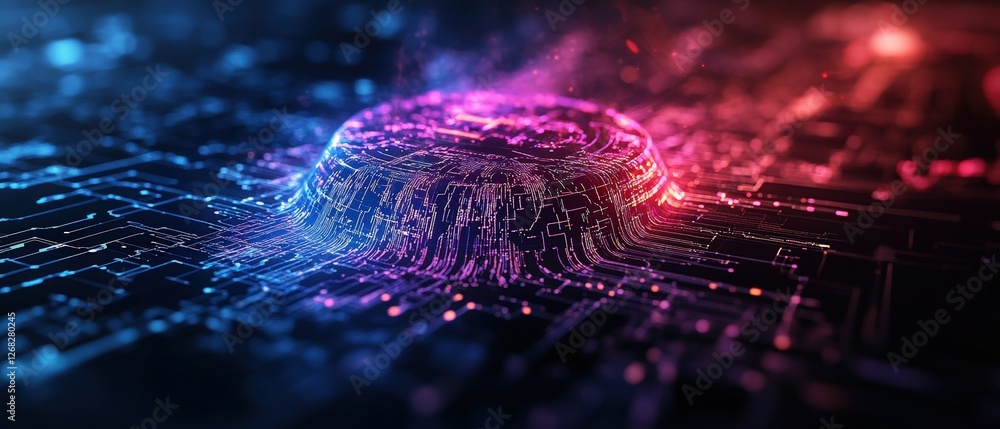 Poster circuit board with central circuit and data analysis elements for search engine optimization and tec