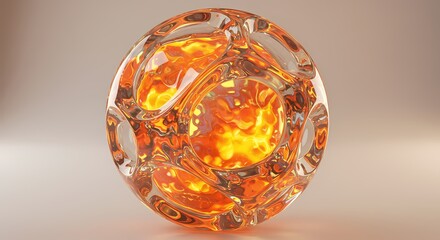 Futuristic 3D Glass Holographic Liquid Effect - Shimmering, Transparent, and Dynamic Digital Art for Tech and Sci-Fi Designs