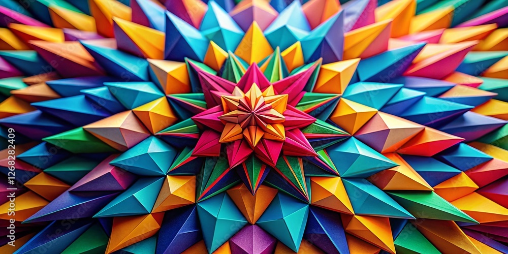 Poster sharp geometric abstract pattern background - high resolution stock photo