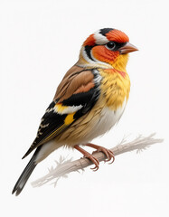 Fototapeta premium Golden Charm: European Goldfinch Collection