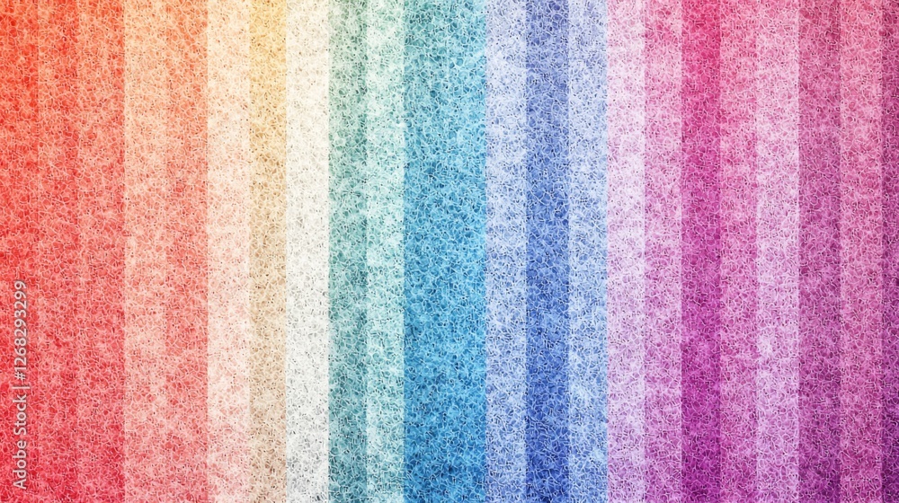 Poster a vibrant gradient featuring a spectrum of colors from red to purple, showcasing a smooth transition