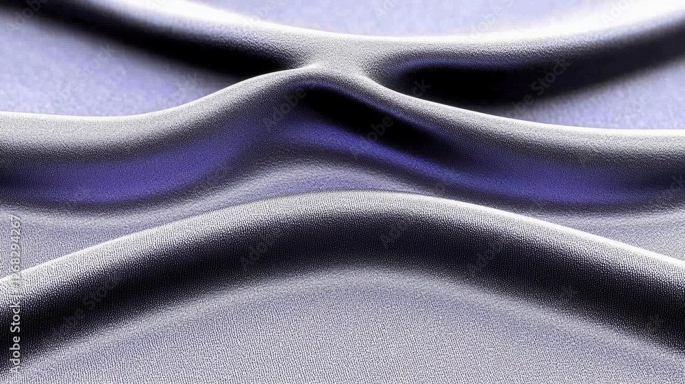 Poster abstract fabric waves creating a smooth, flowing texture in soft colors.