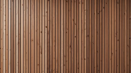 Fototapeta premium vertical wooden slat wall, showcasing a natural and rustic aesthetic.