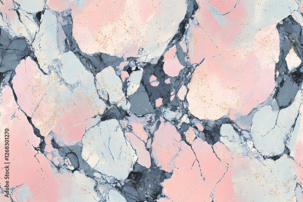 Poster abstract marble-style colorful pattern in a seamless textured design.