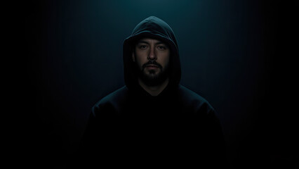 scary man in the dark generative ai