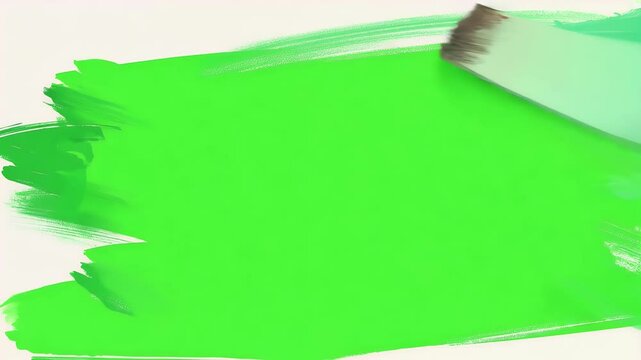 2D animation featuring bold brush strokes revealing green screen layer designed motion graphics video transitions digital projects smooth horizontal animation effect