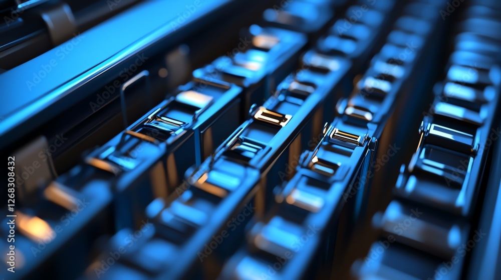 Poster compliance and governance scenario with advanced document management technology, highlighting effici