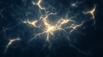 Visually stunning abstract image of a neural network, perfect for tech and innovation themes.