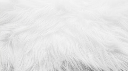 Obraz premium A high-resolution, zoomed-out view of a soft and plush white rug texture, showcasing its intricate weave and luxurious feel.