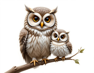 Fototapeta premium Wise Guardian Owl