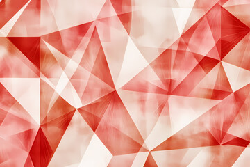 A vibrant digital artwork featuring a dynamic composition of colorful triangles, creating a modern and abstract background.