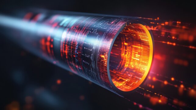 High-Speed Data Transmission Through a Digital Conduit Technology Concept