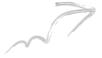 黒色のホップステップジャンプ矢印水彩5