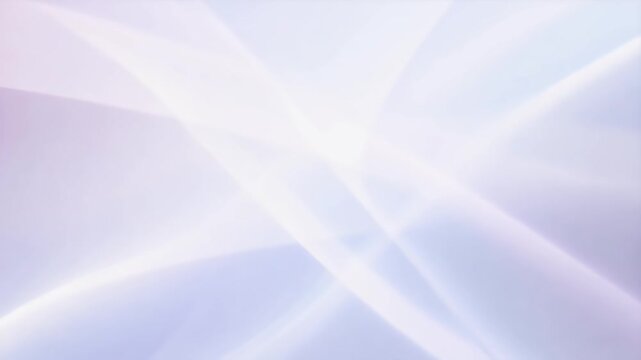 A smooth continuous animation showcasing light streaks moving white background forming iridescent gradient exudes elegance sophistication ideal adding refined touch any creative project