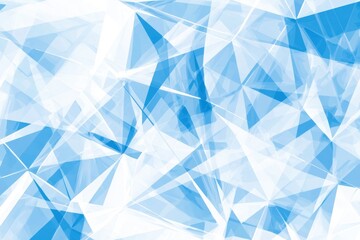 Obraz premium Abstract Blue and White Geometric Pattern with Sharp Edges