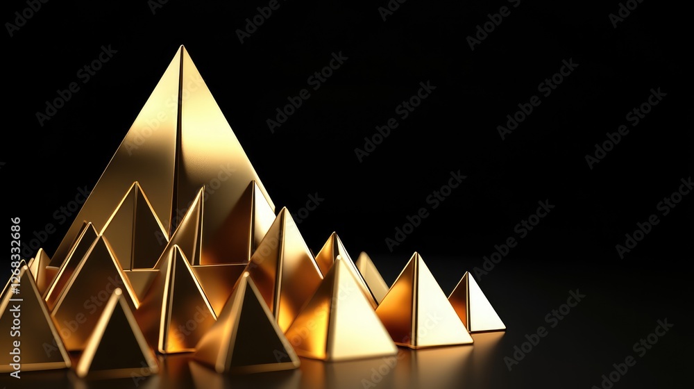 Aufkleber a success graph with a shining gold peak, symbolizing maximum growth and achievement in business. op