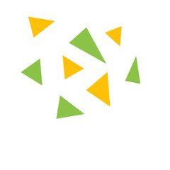 colorful triangle pattern background